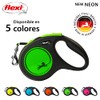 Flexi Correa Neon Verde Mediana De Cinta 5M