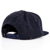 Blackskies Snapback cap, black, brown, grey wool screen, unisex premium