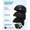 OutdoorMaster Anoa Kids Ski Helmet - Snowboard Helmet for Children