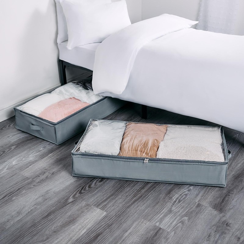 OHS Under Bed Storage 90L, Bedding Towels Duvets Clothes Storage