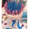 Blue Raspberry Rock Candy on Sticks Wrapped 12 units