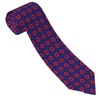 GUCGUSY Phish Red Donut Circles On Blue Mens Tie Men's