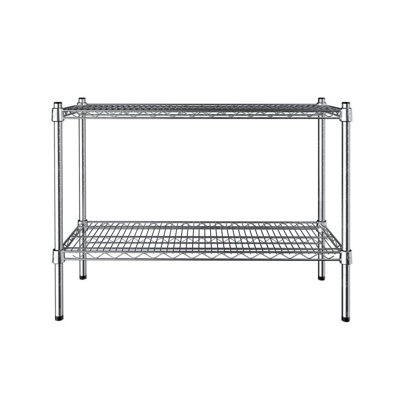 PRO&Family 14" x 36" NSF Chrome 2 Wire Shelf Kit