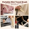 Teasing Brush for Fine Hair, Boar Bristle Styling Brush with