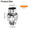 uxcell Shower Head Swivel Adapter Solid Brass Adjustable Shower Arm