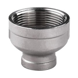 Avanty Stainless Steel 304 Cast Pipe Fitting Reducing Coupling 1/2" NPT Female x 1/4" NPT Female Adapter