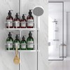 Hawsam No Drilling Shower Shelf for the Shower Rail -
