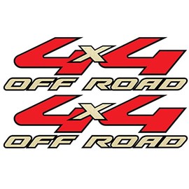 Aftermarket Replacement for 2008-2010 Off Road Decals for Ford (F250, F350) Super Duty Gold