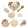 NOLITOY Luxury Bathing Gloves Body Scrubber Set Perfect Present for