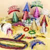 Foilswirl 120 Pcs New Years Eve Party Supplies 2025 Happy