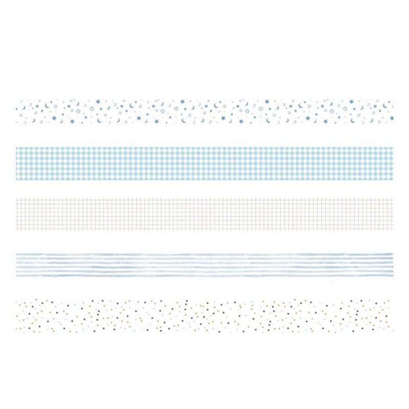 Japanese Pattern Washi Tape 5 Rolls - Creativity Masking Tape