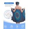 EENSYWEENSY Women's Spa Bath Towel Wrap Set with Hair Turban,