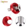 Dophee 20Pcs Billet Aluminum Bumper Fender M6 Screw Bolt Washer