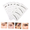 Ipetboom 6 pcs Disposable Eyebrow Stencils for Women Makeup Eyebrow