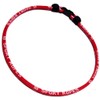 Sport Ropes Single Titanium Necklace (Red, 18")