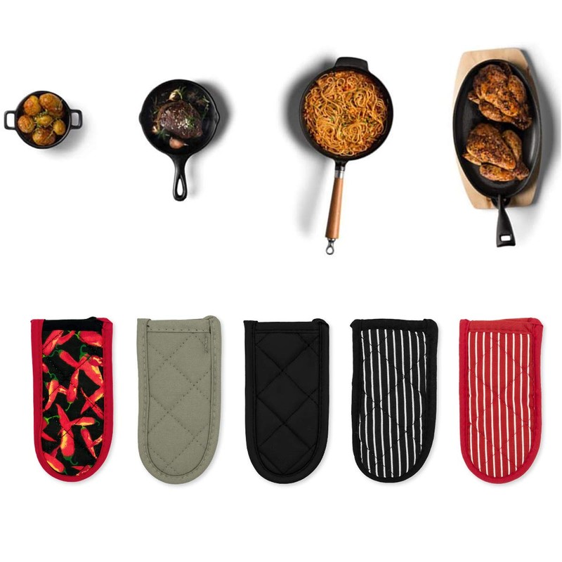 Evoio Cast Iron Skillet Handle Covers, Pan Pot Handle Covers
