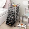 RELAX4LIFE Craft Organizers and Storage Cart - Rolling Cart with