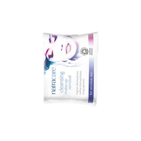 Natracare Cleansing Make-Up Removal Wipes - 20 Wipes