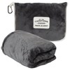 CARSTENS, INC. Travel Blanket, Premium Compact 2-in-1 Airplane Blanket/Pillow, Perfect