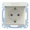Merten MEG2311 0319 SCHUKO System M Socket with Hinged Lid,