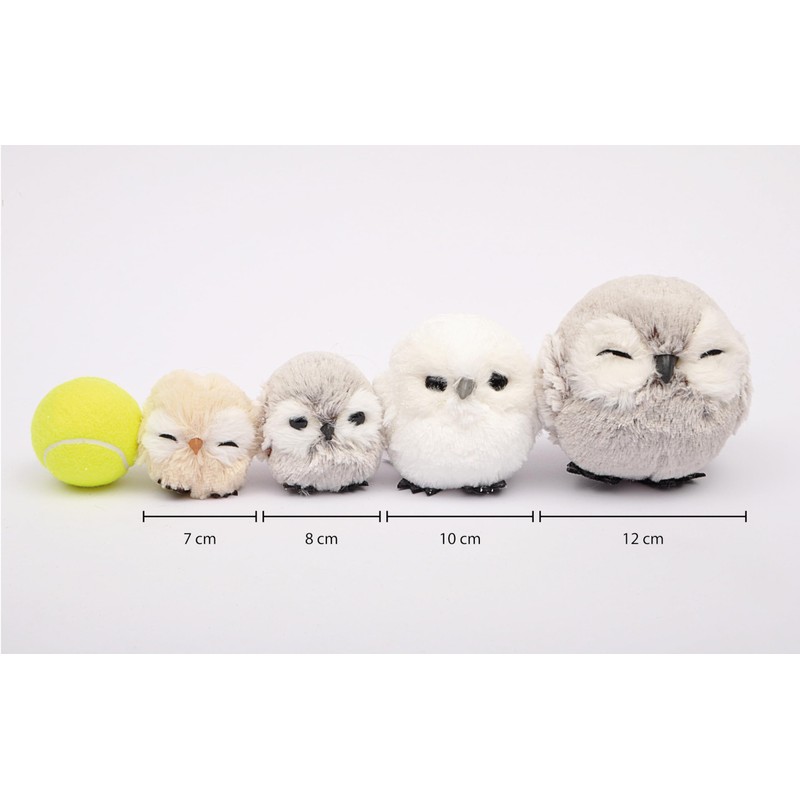 Ciao Owl Ball (Ø10cm) hanging Christmas decoration, grey