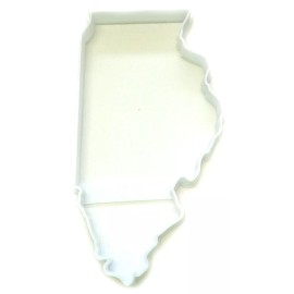 AJT ILLINOIS OUTLINE PRAIRIE STATE MIDWEST LAND OF LINCOLN COOKIE CUTTER USA PR2716