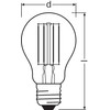 OSRAM LED Star Classic A, Socket: E27, Non-Dimmable, Cool White,