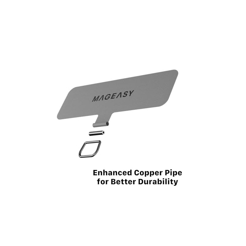 MAGEASY Phone Tether Tab - Tab & Patch for All