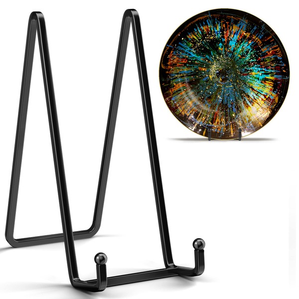 IPAME 8 Inch Large Plate Stands for Display - Metal