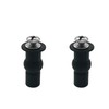 Pair of Universal Toilet Seat Expanding Rubber Bolts for Top