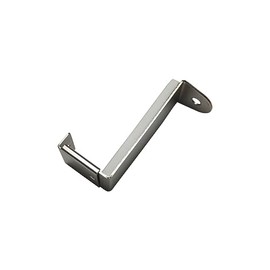 GARDINIA Adaptor for tension rails, for tension rods with a diameter of 9 mm, adjustable from 20-28 mm, pack of 2, mounting without drilling on the window casement, metal, titanium