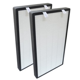 PUREBURG Replacement Filter Set Compatible with HATHASPACE HSP003 Air Purifier, 1-Set (2 Filters) H13 HEPA Activated Carbon Dual Filtration Air Clean