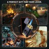 Triple Flame Torch Lighter with Built-in V Cutter, Holder and