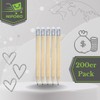 NIPORO 200 Mini Pencils Short Half Pencils with Eraser Golf