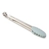 Zeal Silicone Non Stick Kitchen Mini Tongs with Stainless Steel