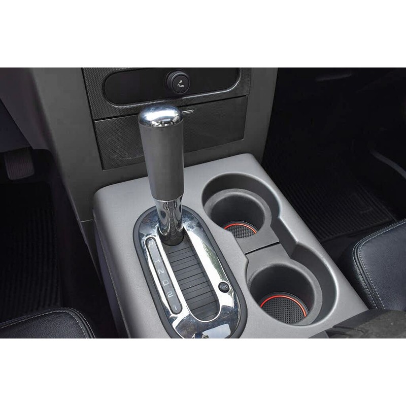 AOTEMILK TPE Console Cup Holder Inserts Replacement for Ford F150