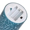COVEGE Blue Candles Battery Operated for Home Decor, Flickering Flameless