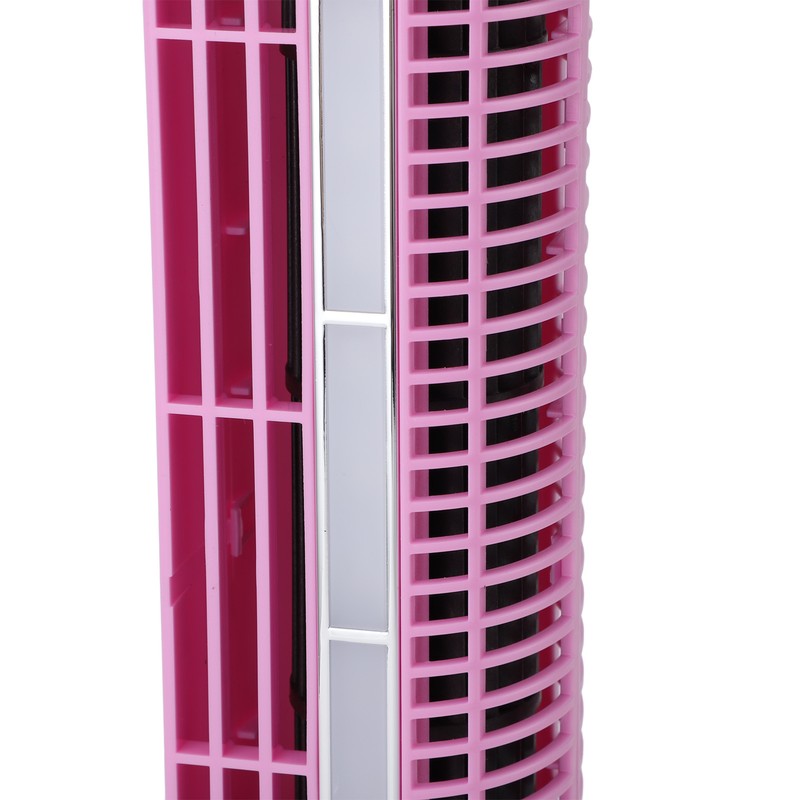 Mini Desktop Tower Fan Bladeless Portable Fan with Light for