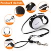 WRSOMIT Retractable Dog Leash with Chew Proof Cable and LED