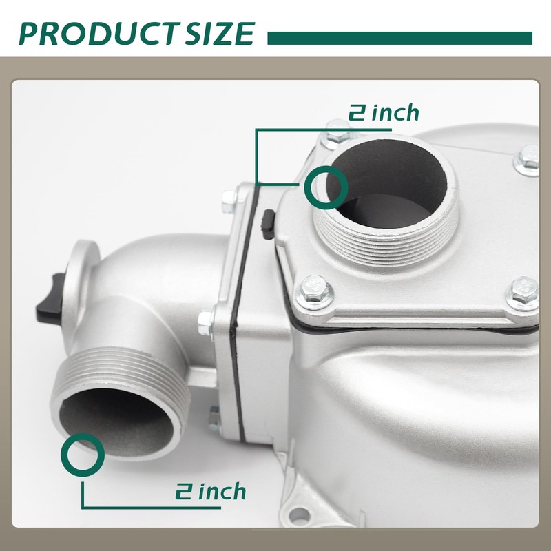 2 inch Water Pump Body Housing with 4 Bolts on