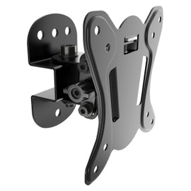 RICOO PC Monitor Wall Mount Flat Tilt for 13-29 Inches, Monitor Mount Wall N0811, Monitor Mount, Screen Wall Mount Monitor 27 Inches, VESA 75 x 75, 100 x 100 mm