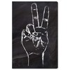 Oliver Gal ''Peace Out" Canvas Art, 30" x 45"