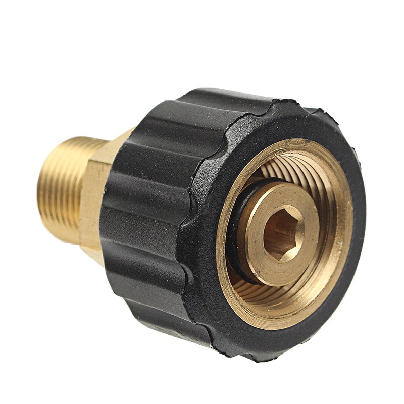 TuToy M22 Female 3/8 Inch Lance Adapter Coupling for Karcher