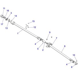 Polaris Ranger Hex Nut, 20 mm x 1.5 mm, Genuine OEM Part 7547960, Qty 1