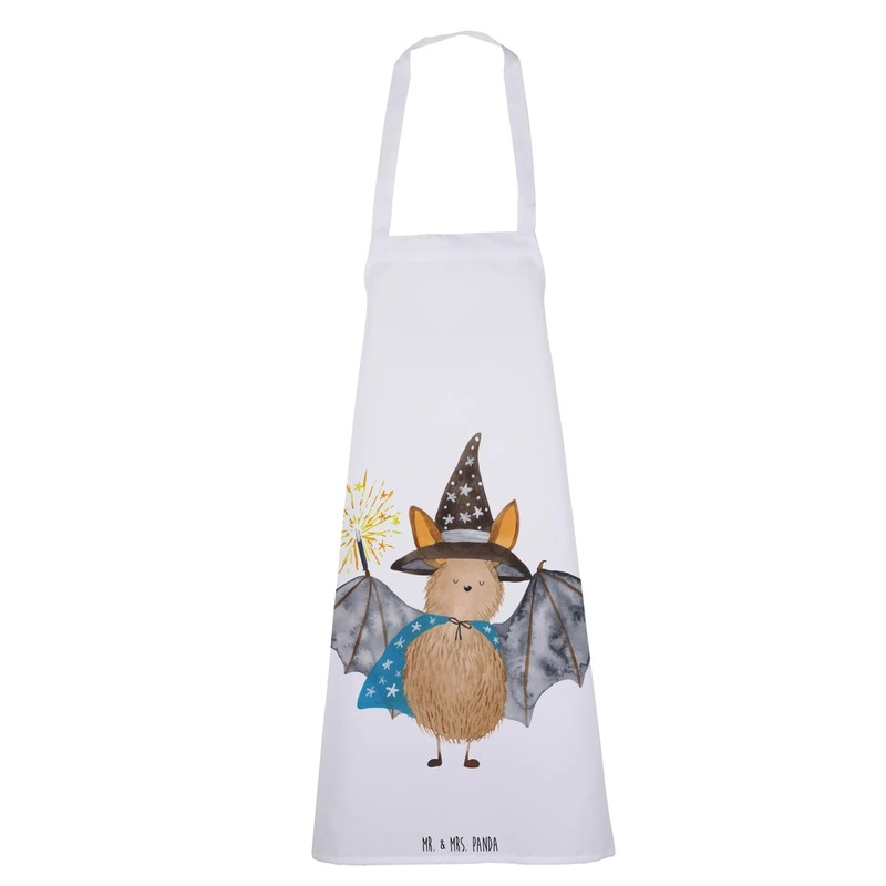 Mr. & Mrs. Panda PARENT-NEW Cooking Apron Bat Wizard, White,
