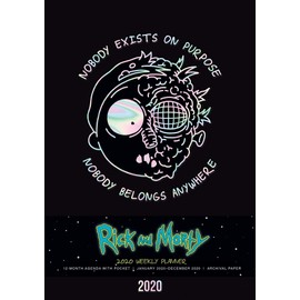 Rick and Morty 2020 Weekly Planner