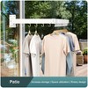 LIENAHU Wall Mounted Clothes Drying Rack, Collapsible, Folding, Retractable -