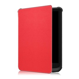 Kepuch Custer Cover Case for Pocketbook 606/616/627/628/632/632 Plus/632 Aqua/633/Colour/Touch Lux 4/Touch Lux 5/Basic Lux 2/Basic 4/Touch HD 3/Touch HD 3 Limited Edition - Red