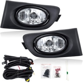 RP Remarkable Power, 2001 2002 2003 Civic 2/4DR Clear H11 Lamp Fog Light Set FL7042
