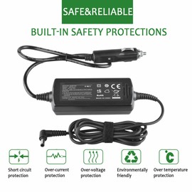 Jantoy Car DC Adapter for Brinkmann Q-Beam 800-7110 800-7110-0 784102 LED Waterproof Rechargeable Spotlight QBeam Power Supply Cord Cable PS Battery Charger Mains PSU